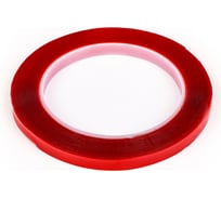 Прозрачная, двусторонняя, акриловая клейкая лента TORSO 8 мм х 5 м 1293507