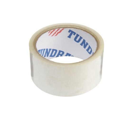 Клейкая лента TUNDRA прозрачная, 40 мкм, 48 мм х 45 м 6971688 1