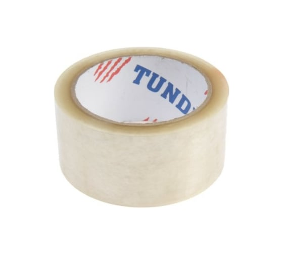 Клейкая лента TUNDRA прозрачная, 40 мкм, 48 мм х 66 м 6971689 1