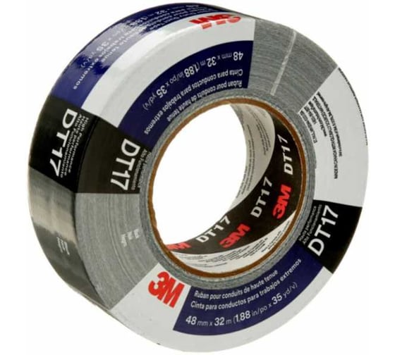 Сверхпрочная армированная лента 3М черная 48мм х 32м DT17 1