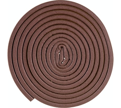 Самоклеящийся резиновый уплотнитель SDM тип D, 9 мм х 7 мм, коричневый, 6 м 5244