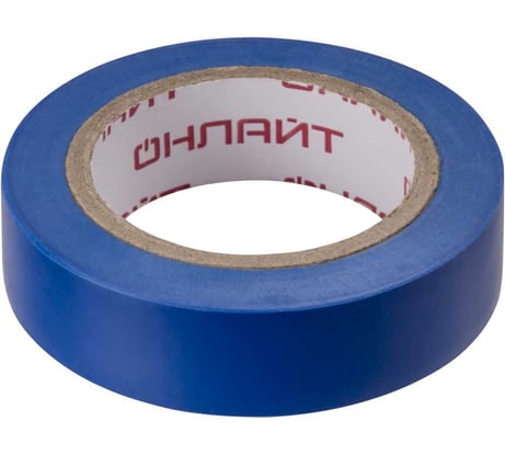 Изолента ОНЛАЙТ OIT-B19-20/B ПВХ, синяя, Китай 71691