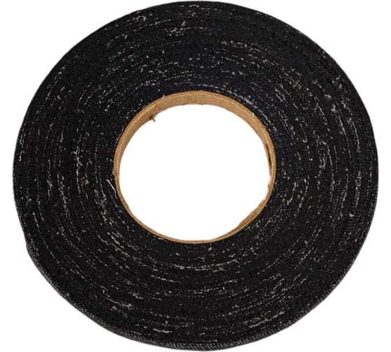 Изолента ОНЛАЙТ OIT-H10-20/BL 0,35х10 мм, 20 м, ХБ, черная, 120 г 14018 1