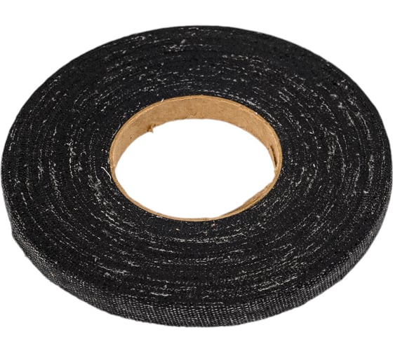 Изолента ОНЛАЙТ OIT-H10-20/BL 0,35х10 мм, 20 м, ХБ, черная, 120 г 14018