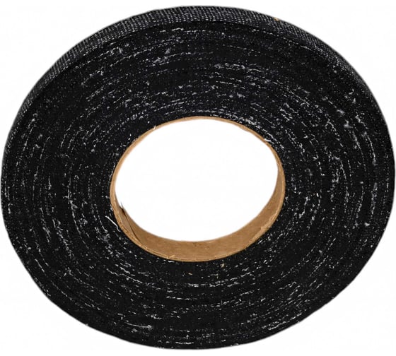 Изолента ОНЛАЙТ OIT-H10-20/BL 0,35х10 мм, 20 м, ХБ, черная, 120 г 14018
