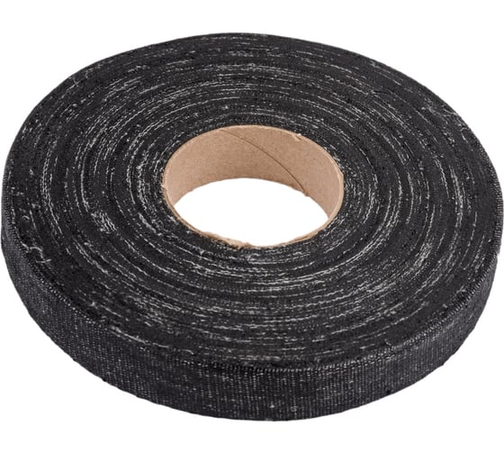 Изолента ОНЛАЙТ OIT-H20-30/BL 0,35х20 мм, 30 м, ХБ, черная, 375 г 61162