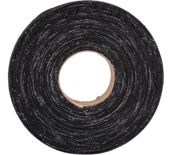 Изолента ОНЛАЙТ OIT-H20-30/BL 0,35х20 мм, 30 м, ХБ, черная, 375 г 61162