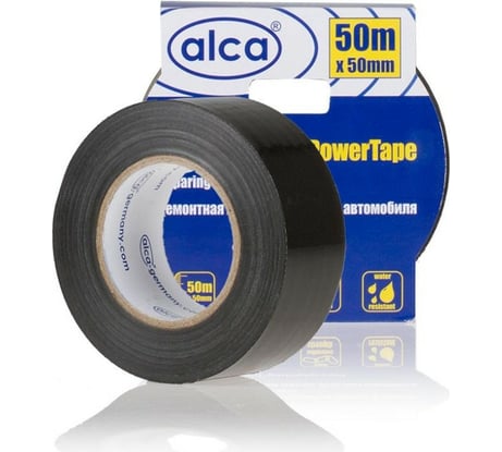 Ремонтная клейкая лента Alca черная, 0.2 мм х 50 мм х 50 м 554310