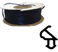 Уплотнитель для окон и дверей KOMFORT москитные системы KBE 228 ПВХ усиленный черный ТЭП 400 м УУЧ7675