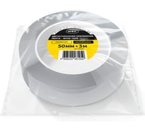 Многоразовая двухсторонняя прозрачная крепежная лента WBZ скотч NANO tape 3м x 5см, 1мм, , 700427