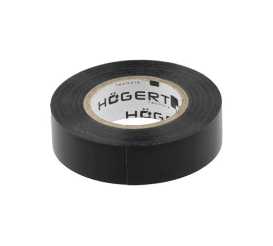 Изоляционная лента Hogert Technik 0,13x19 мм, 20 м, черная HT1P281