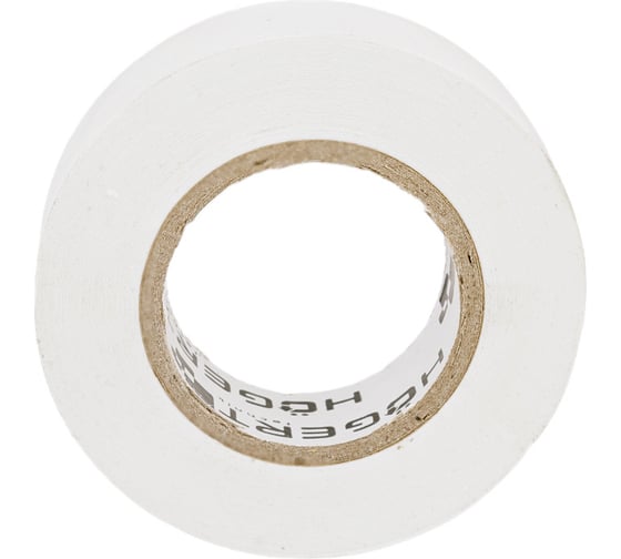 Изоляционная лента Hogert Technik 0,13x19 мм, 20 м, белая HT1P285