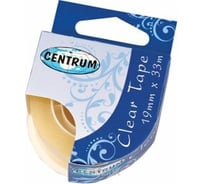 Клейкая лента CENTRUM 19 мм х 33 м, прозрачный, инд. упак. 80153