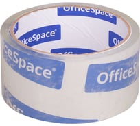 Упаковочная клейкая лента OfficeSpace 48 мм х 40 м, 38 мкм, крист. чистая ШК КЛ_4290