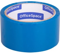 Упаковочная клейкая лента OfficeSpace 48 мм х 40 м, 45 мкм, синяя ШК КЛ_6290