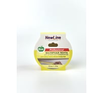 Малярная лента для деликатных поверхностей 50 мм х 25 м, желтая NewLine 1068