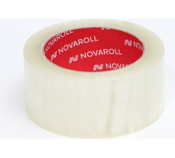 Упаковочная лента с инд. этикеткой NOVAROLL 48 мм х 66 м, прозр. 0116-076X 1