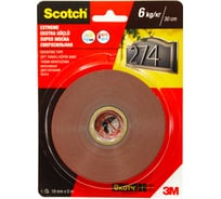 Монтажная клейкая лента сверхсильная SCOTCH 40021950CEE 19 мм х 5 м 7100090605