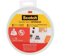 Монтажная клейкая лента для внутренних работ SCOTCH 110-LongDC 19 мм х 8,89 м 7100152031