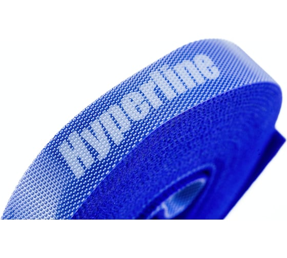 Лента (липучка) в рулоне Hyperline WASNR-5x16-BL ширина 16 мм, длина 5 м, синяя 401609