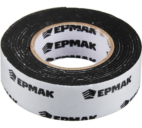 Монтажная 2-х сторонняя клеящая лента ЕРМАК для АВТО, 22 мм x 2 м, черная 472-017