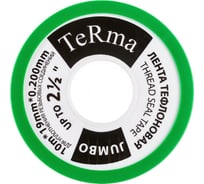 ФУМ лента Terma JUMBO 2 1/2", 10 м х 19 мм х 0.2 мм 20154