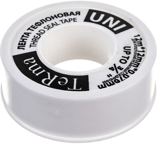ФУМ лента Terma UNI 3/4", 12 м х 12 мм х 0.076 мм 20151