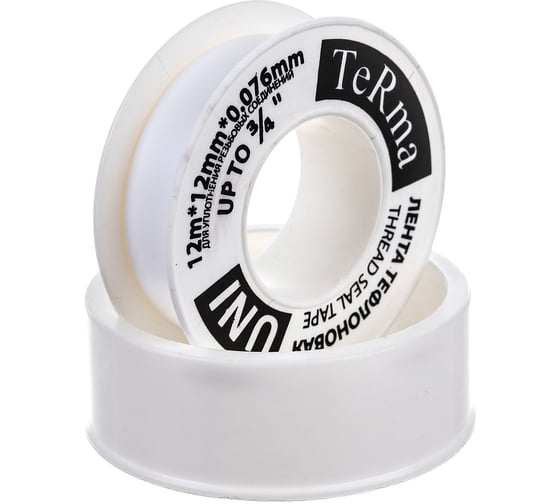 ФУМ лента Terma UNI 3/4", 12 м х 12 мм х 0.076 мм 20151
