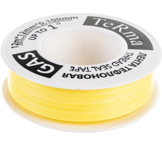 ФУМ лента для газа Terma 1", 12 м х 12 мм х 0.1 мм 20155