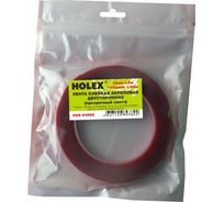 Акриловая двусторонняя клейкая лента Holex 19 мм х 5 м, 1 мм, прозрачная, блистер HAS-93892