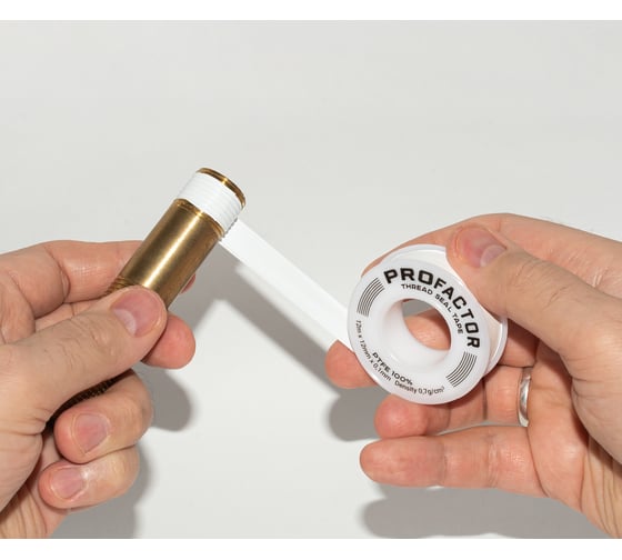 ФУМ лента PROFACTOR PF Professional белая Ф55 мм 12мм х 0,1мм х 12м PF FE 532