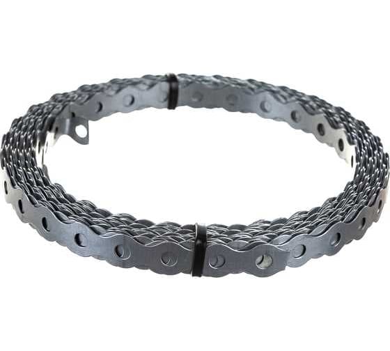 Лента монтажная Госкреп перфорированная, оцинкованная, волна 0,55х12мм (бухта 10м, упаковка 10 бухт) 9999954575 1