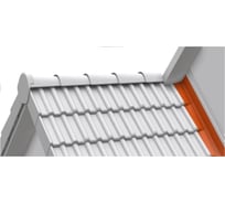 Лента для примыкания Абрис 5х0,25м, алюминий, красная RAL8004 113088