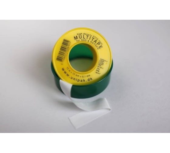 Лента для газа Unipak MULTITAPE 12 м х 12 мм х 0,1 мм, HD 1 г/см3 1000600