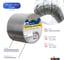 Клейкая лента алюминиевая Unibob 100ммх50м 37286 2