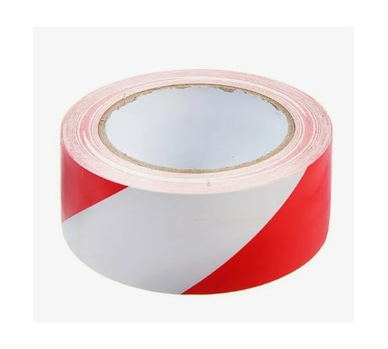 Разметочная клейкая лента Brandtape красно-белая 50мм_33м 4631178853820 1