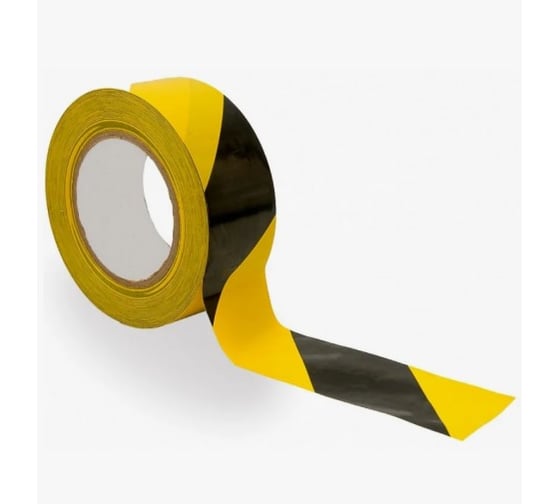 Разметочная клейкая лента Brandtape черно-желтая 50мм_33м 4631178853837 1