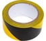 Разметочная клейкая лента Brandtape черно-желтая 50мм_33м 4631178853837 3