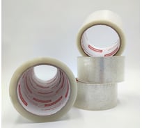 Упаковочная клейкая лента Brandtape прозрачная 48мм х 66м, 43 мкм (упаковка 6 шт.) 4631178306692