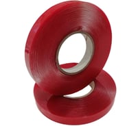 Двусторонняя клейкая лента Биком на основе вспененного акрила прозрачная 10ммх5м (2 ролика в упаковке) 600821