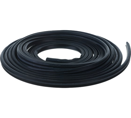 Уплотнитель для пластиковых окон ТДВ универсальный, черный, 5.5 м, EPDM 1502008