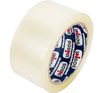 Упаковочная клейкая лента UNIBOB 600 прозрачная, 48 мм х 66 м 214955