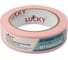 Лента малярная LUCKY WASHI бумажная супертонкая, розовая, до 80 УФ-60дней, размер 30мм x 50м 493230L 1