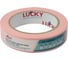 Лента малярная LUCKY WASHI бумажная супертонкая, розовая, до 80 УФ-60дней, размер 25мм x 50м 493225L 1