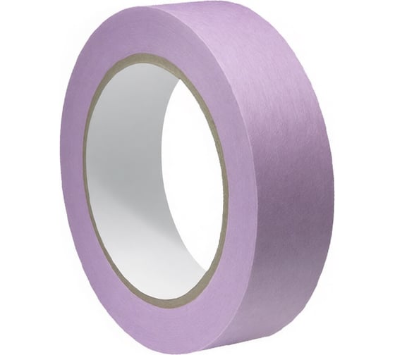 Лента малярная LUCKY WASHI бумажная сверхтонкая, фиолетовая, до 80 УФ-90дней, размер 38мм x 50м 493338L 1