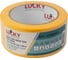 Лента малярная LUCKY WASHI бумажная экстратонкая, золотая, до 120 УФ-60дней, размер 50мм х 50м 493650L 1