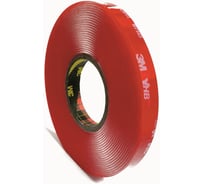 Сильная двусторонняя клейка лента 3М 4910F VHB 6мм х 5м, прозрачная 4910F6