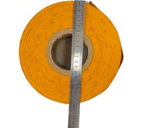 Лента оградительная АЛЬФА-НДТ Осторожно радиация 75мм х 500м УП-00004624