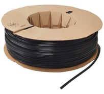 Уплотнитель для окон и дверей KOMFORT KBE 228 ПВХ усиленный черный EPDM 500 м москитные системы КВЕ07917