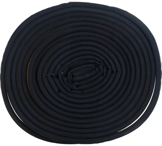 Самоклеящийся уплотнитель ZOOM Classic D (9х7.5 мм; черный; 10 м) 02-2-4-153